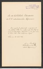 k.k. naturhistorisches Hofmuseum, Intendanzakten 1885-1896 (Hauer), Aktenzahl Z.223/1893, Seite 17